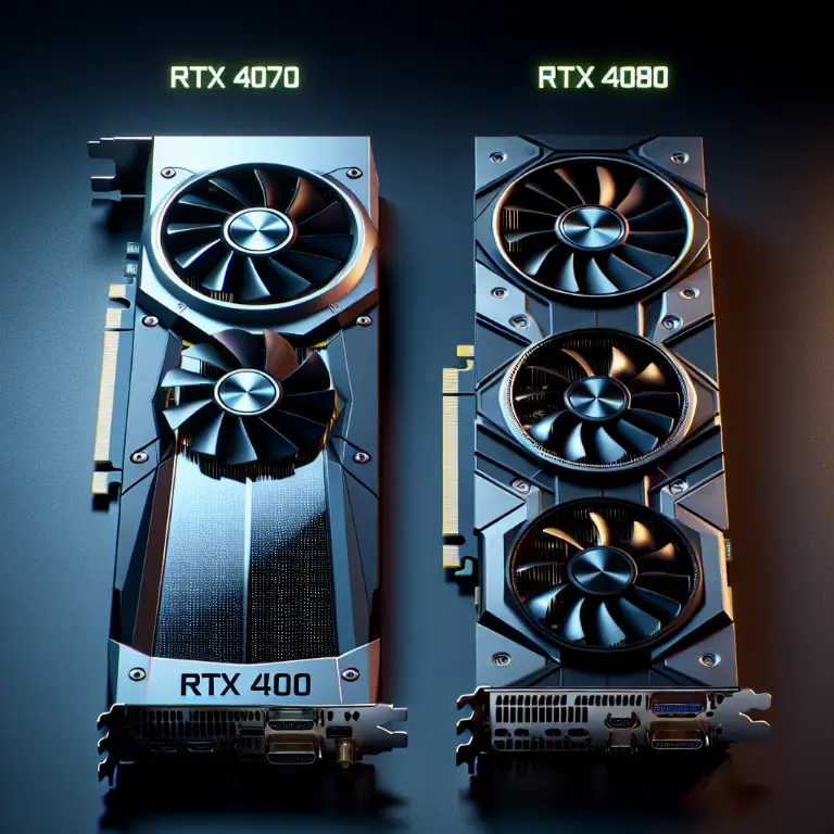 RTX Revolution: Der Vergleich zwischen NVIDIA RTX 4070 und RTX 4080